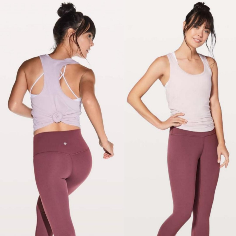 New lululemon align crop 21" tight so merlot 6 pin - Picture 4 of 10